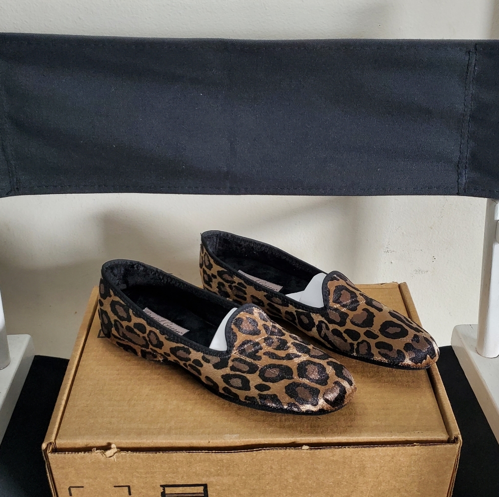 DANIEL GREEN Women's Meg Slipper Size 8N, Leapord